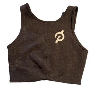 Lululemon X Peloton Sports Bra Cropped Top Size 6 EUC